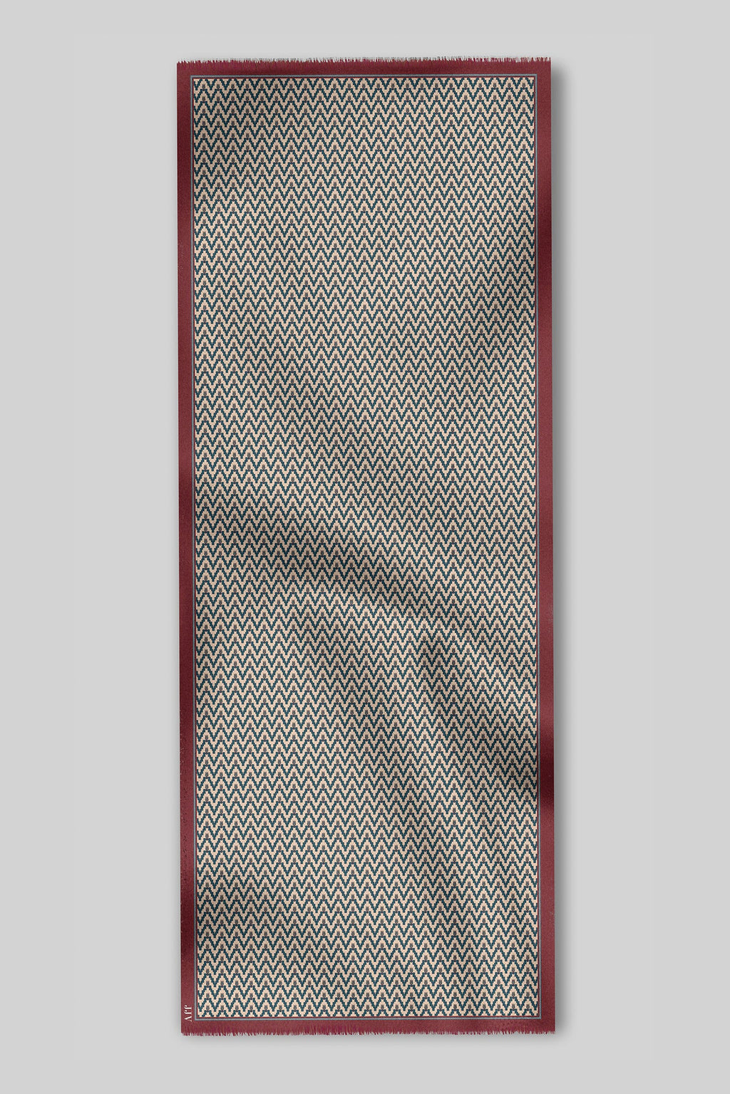 Crème Ivory Printed Scarf