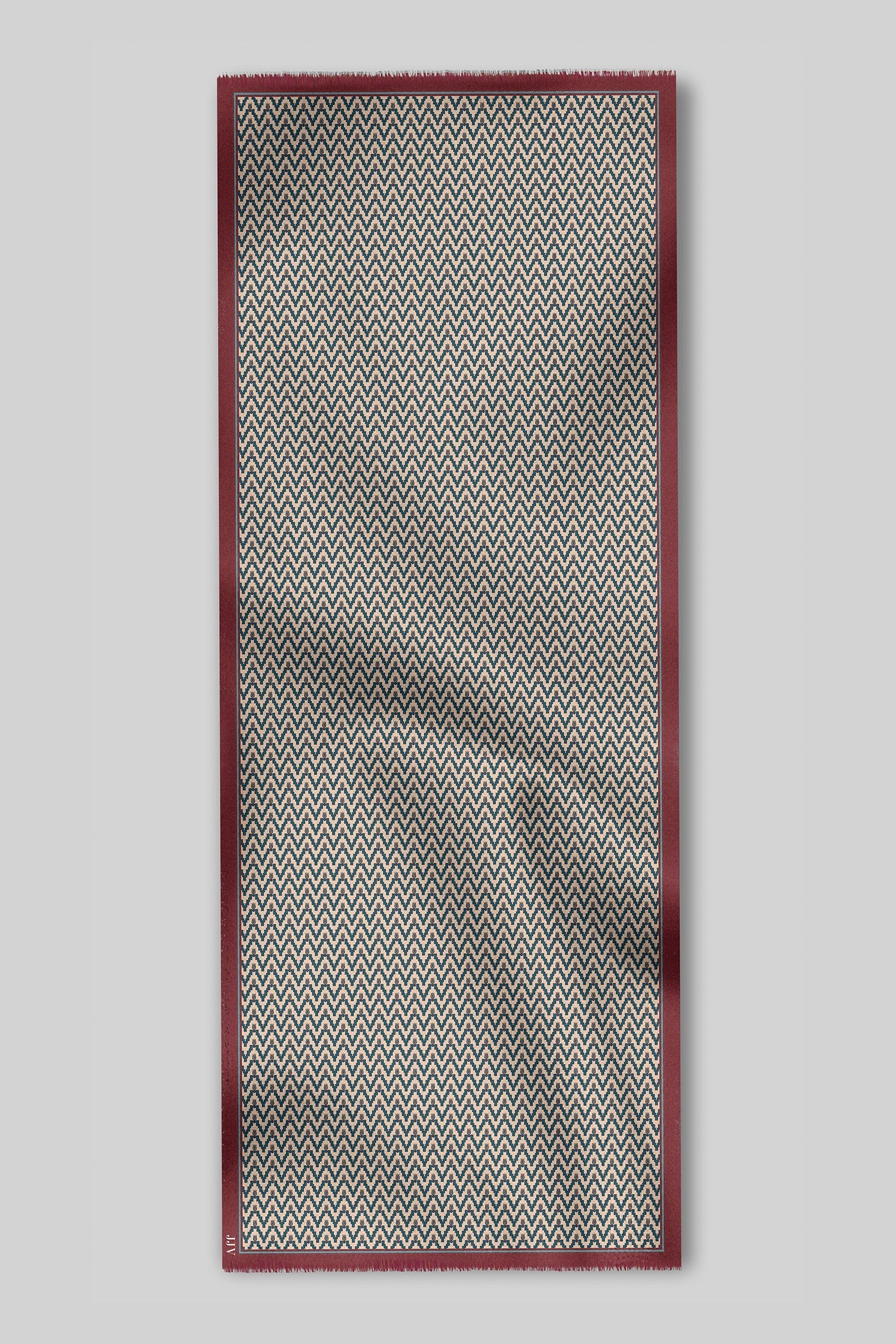 Crème Ivory Printed Scarf