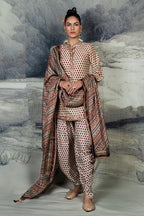 Crème Ivory - Red Tunic Set | BARODA