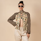 Crème- Ivory Reversible IKA Jacket | PANJ