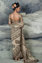 Crème Ivory Saree Set | BARODA
