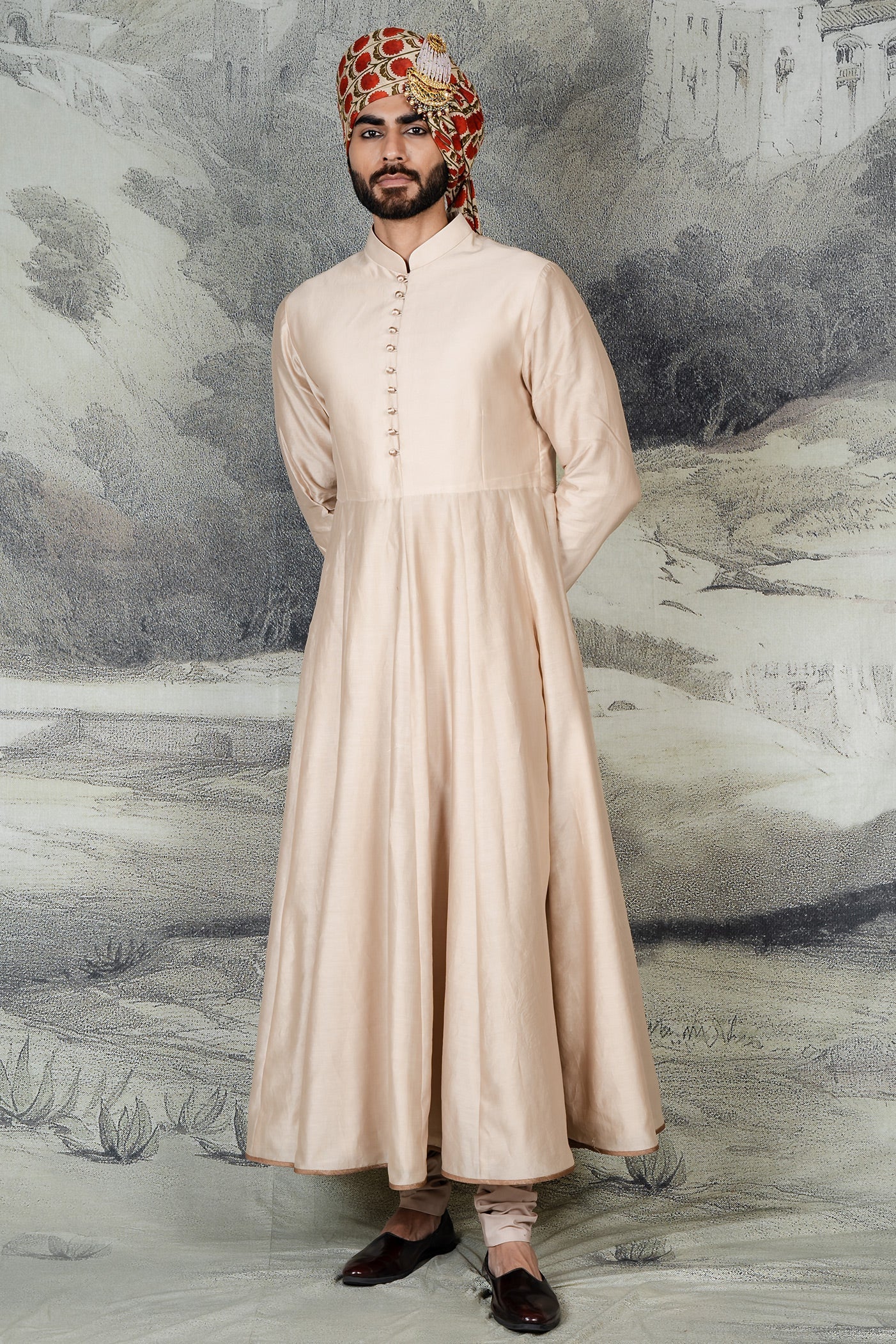 Crème Ivory Sherwani Set | BARODA