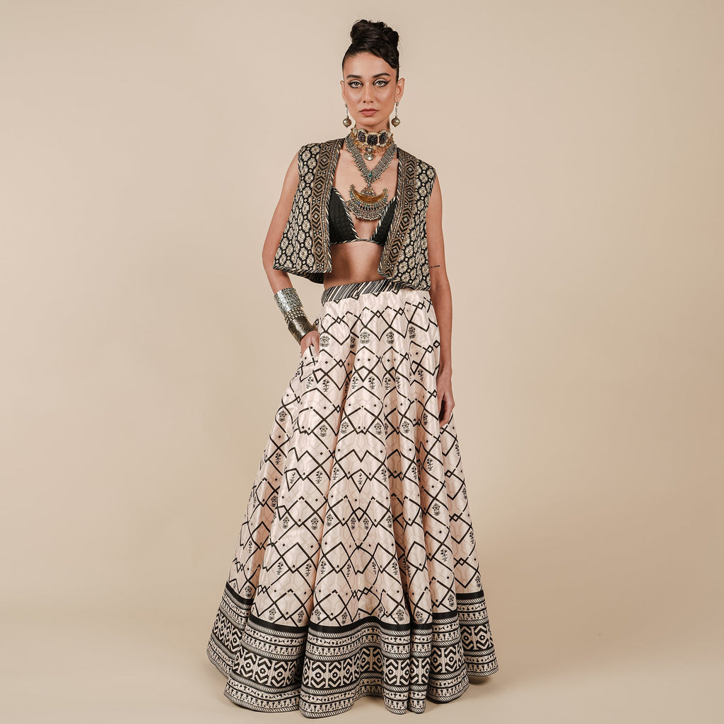 Crème Ivory Skirt Set | CHAR