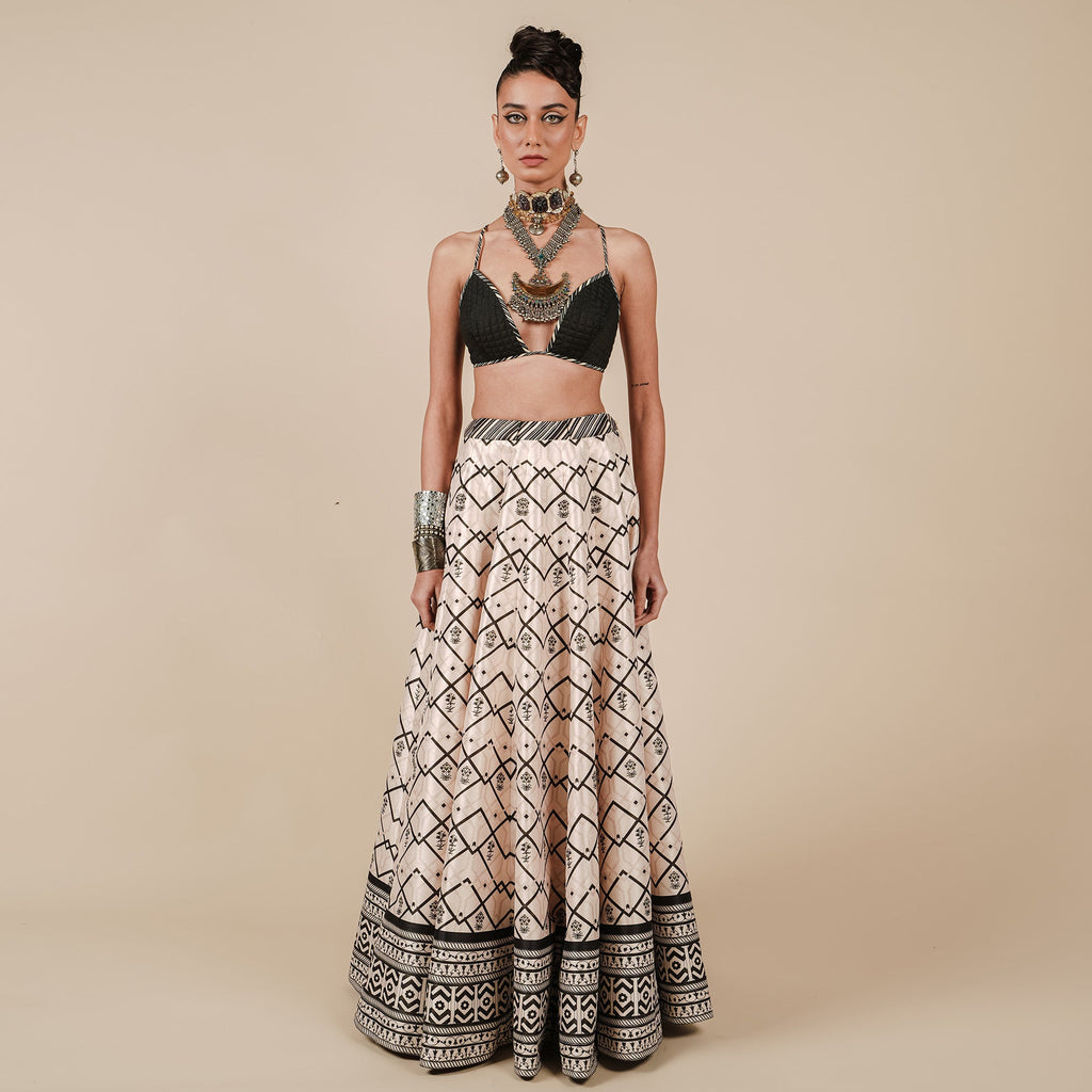 Crème Ivory Skirt Set | CHAR