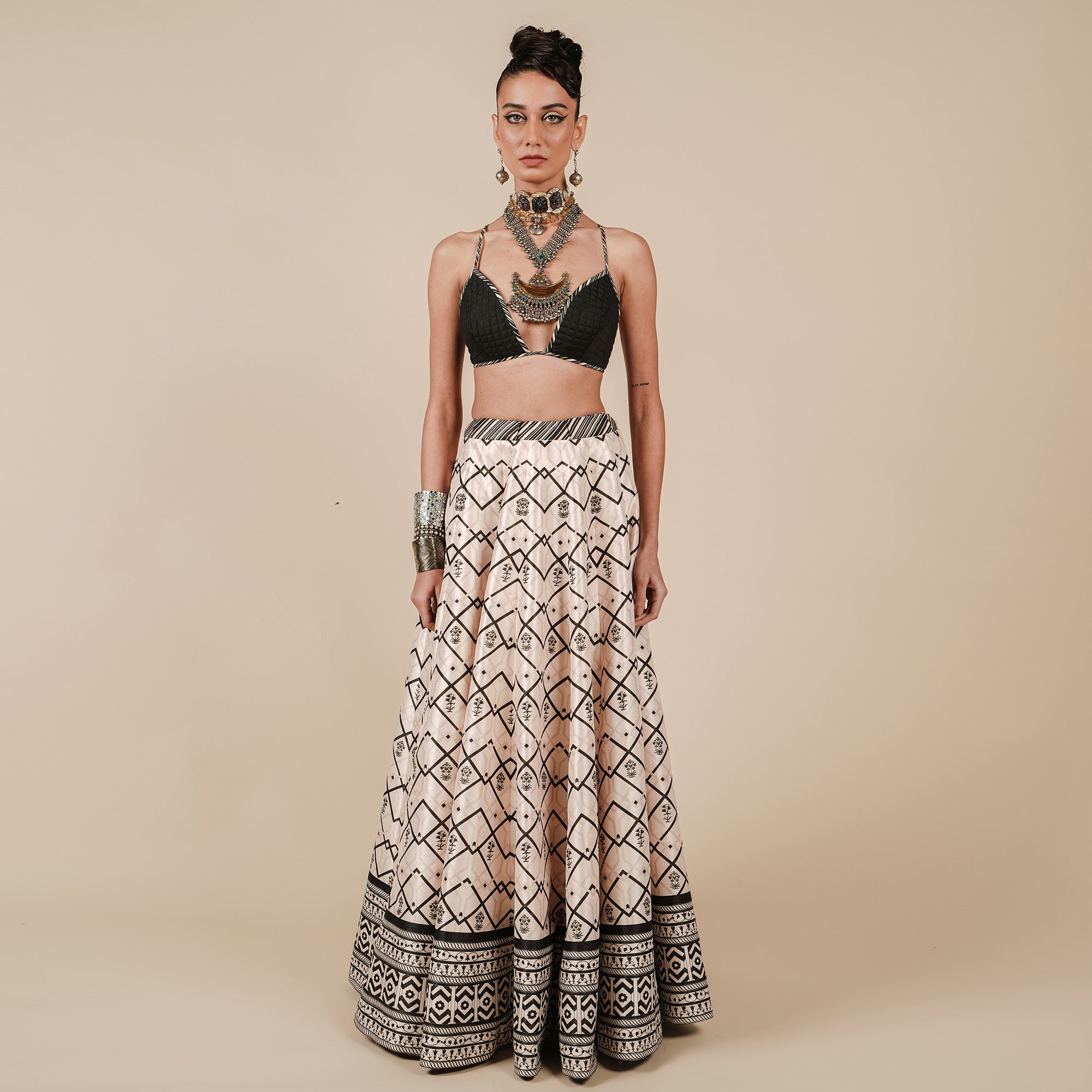 Crème Ivory Skirt Set | CHAR