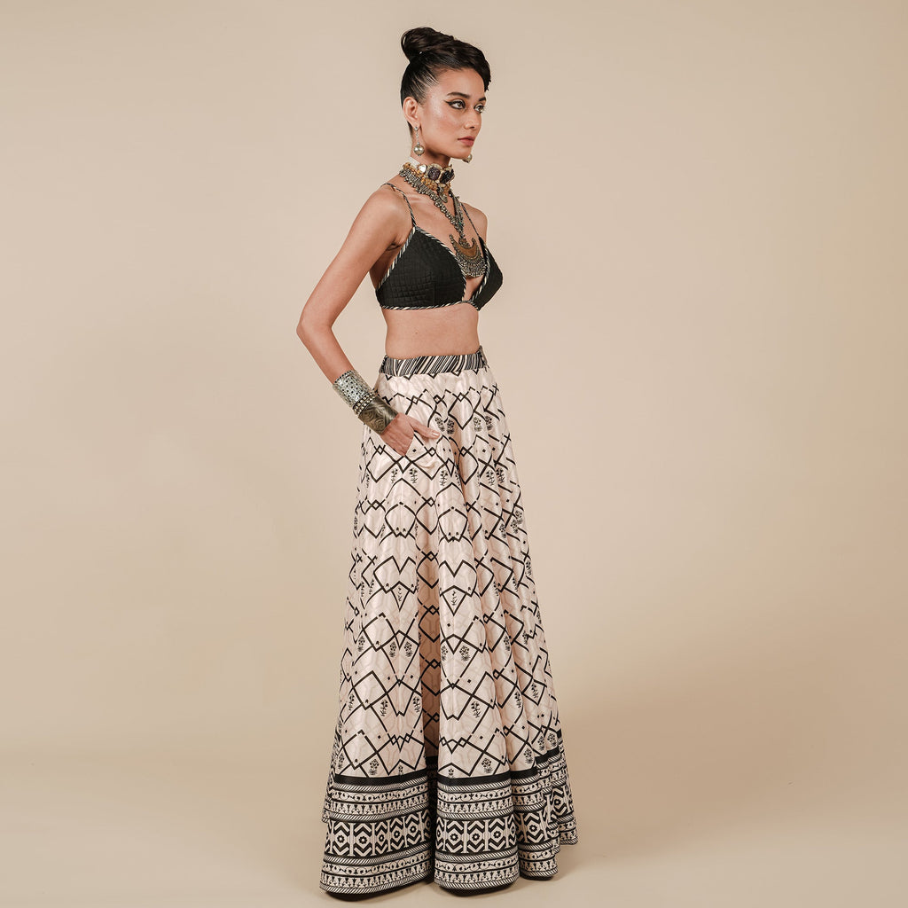 Crème Ivory Skirt Set | CHAR