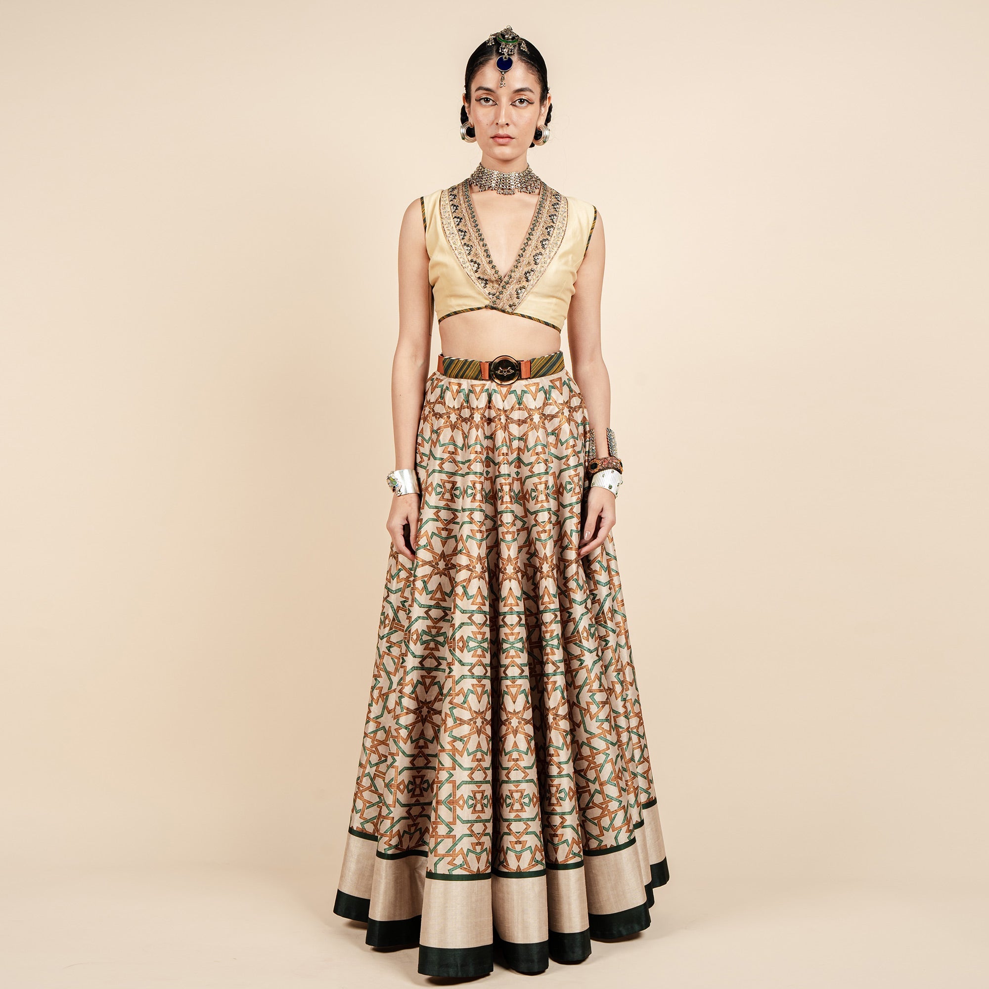 Crème Ivory Skirt Set | CHAR