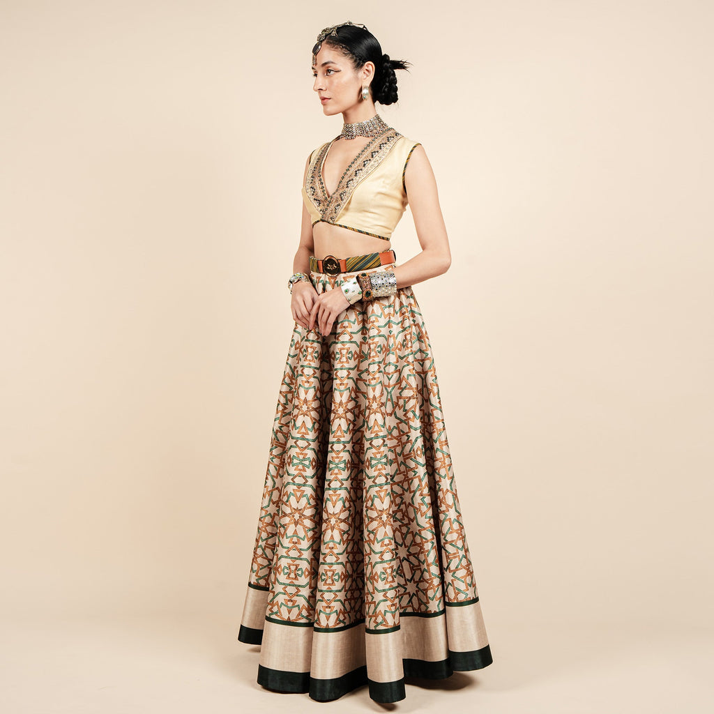 Crème Ivory Skirt Set | CHAR