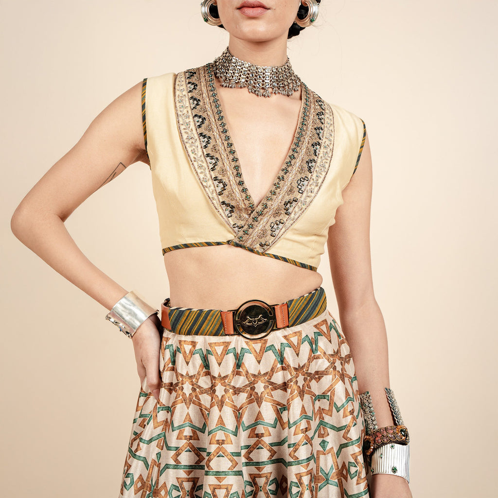 Crème Ivory Skirt Set | CHAR