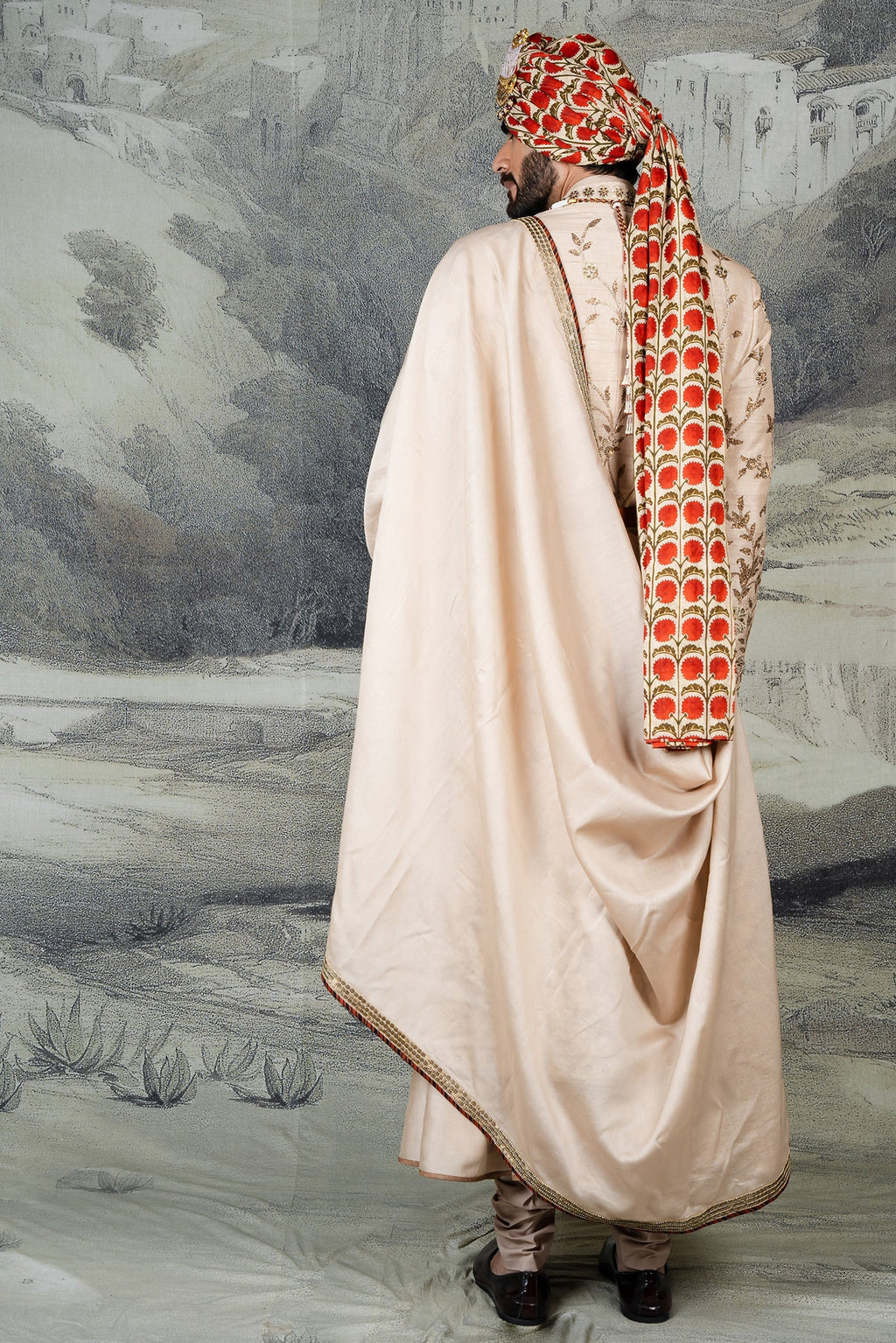 Crème Ivory Stole | BARODA