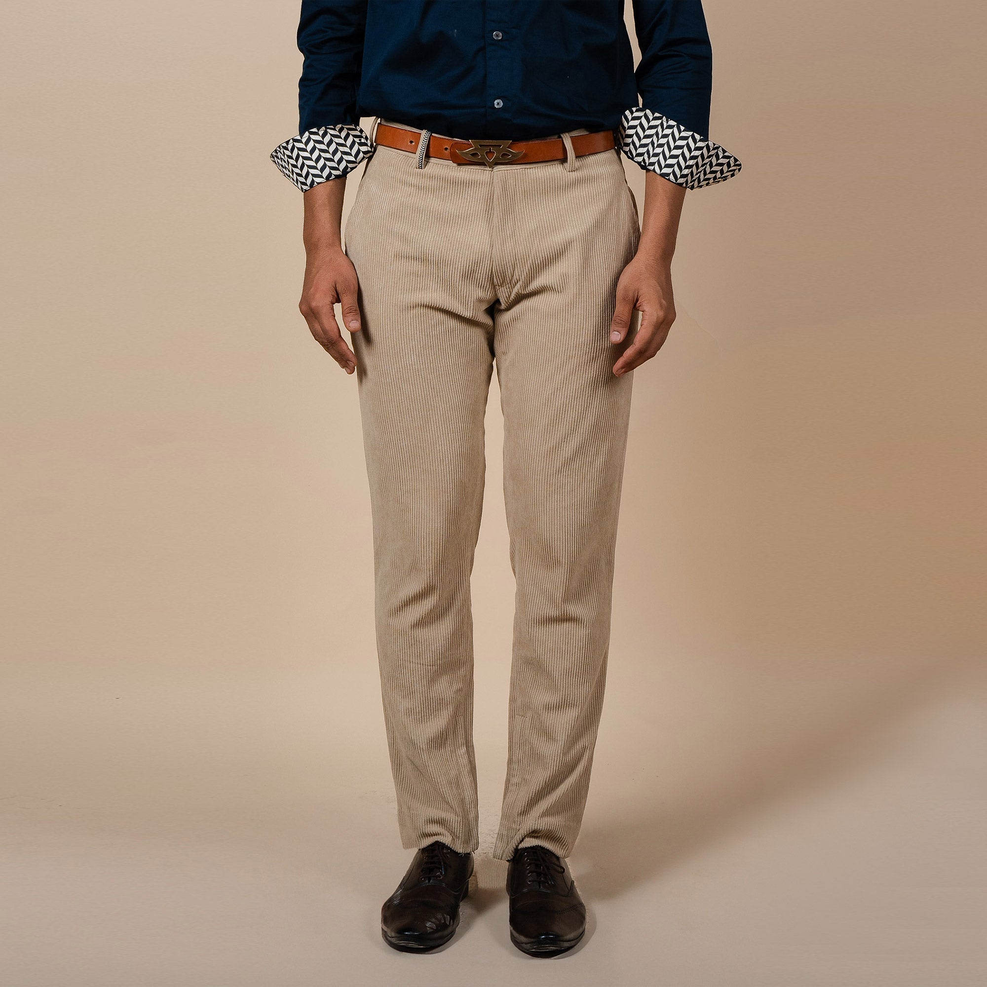 Crème Ivory Textured Britches | PANJ