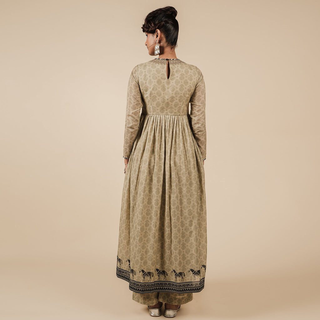 Crème Ivory Tunic Set | CHAR