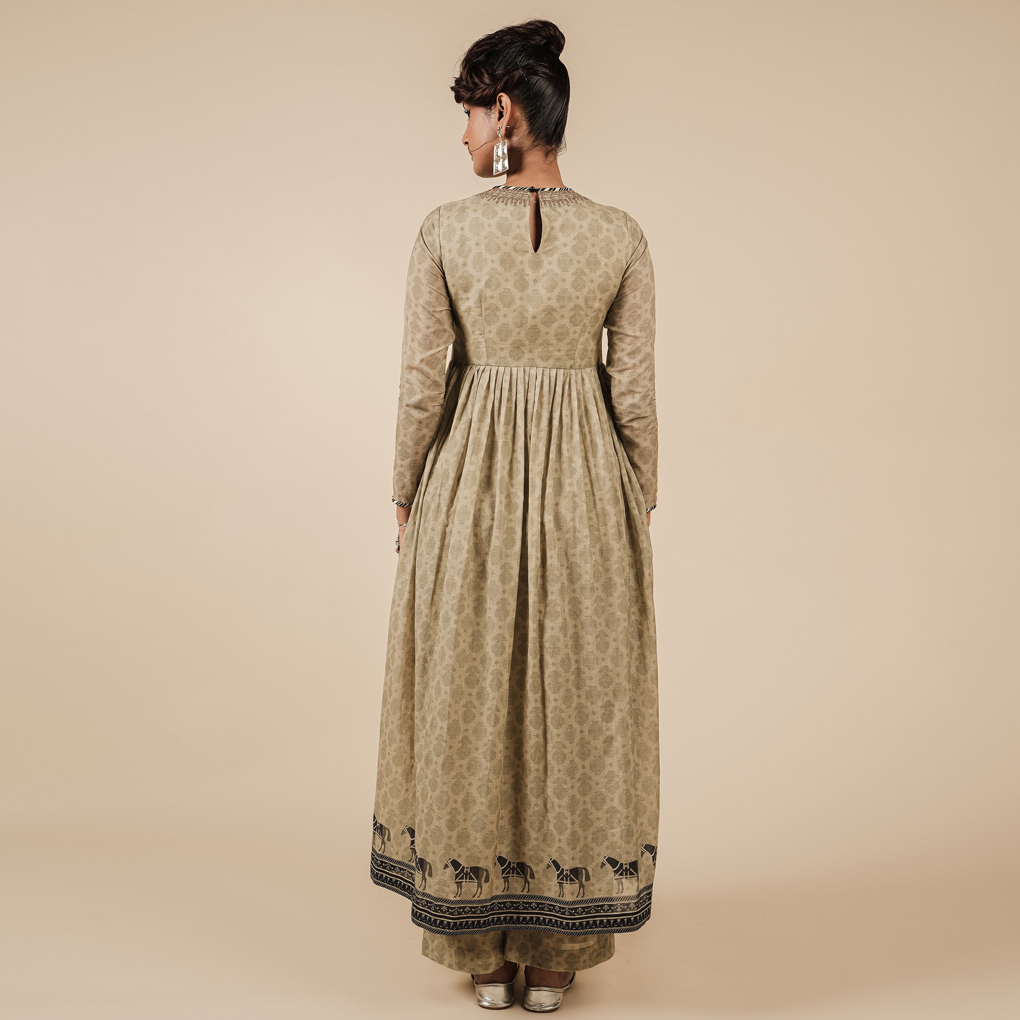 Crème Ivory Tunic Set | CHAR