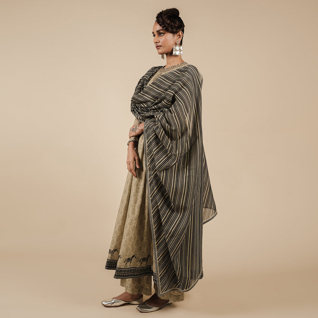 Crème Ivory Tunic Set | CHAR