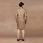 Crème Ivory - Muti Hued Kurta Set | MURAQQA