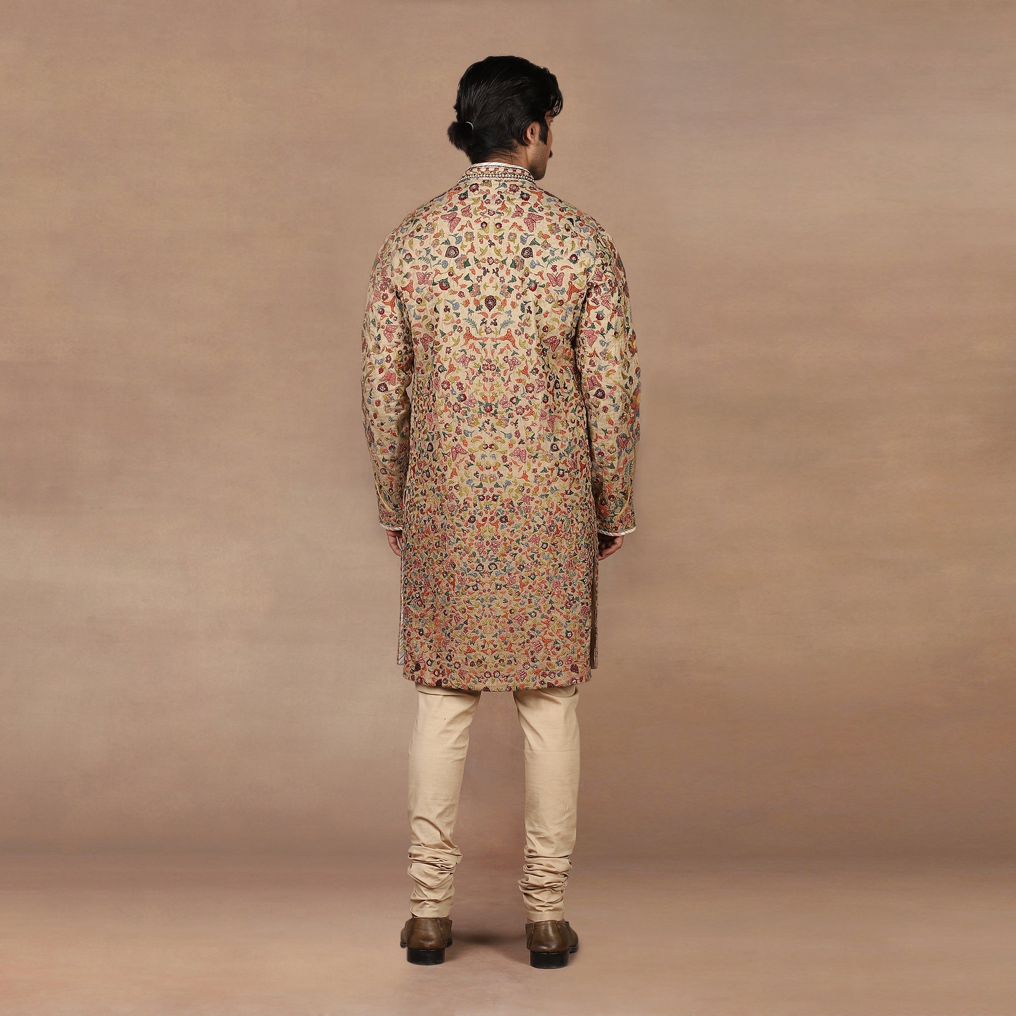 Crème Ivory - Muti Hued Kurta Set | MURAQQA