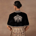 Crème Ivory - Sage Ombre Anarkali Set | EAST