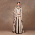 Crème Ivory Sharara Set | MURAQQA