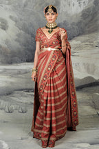 Crimson Red Saree Set | BARODA