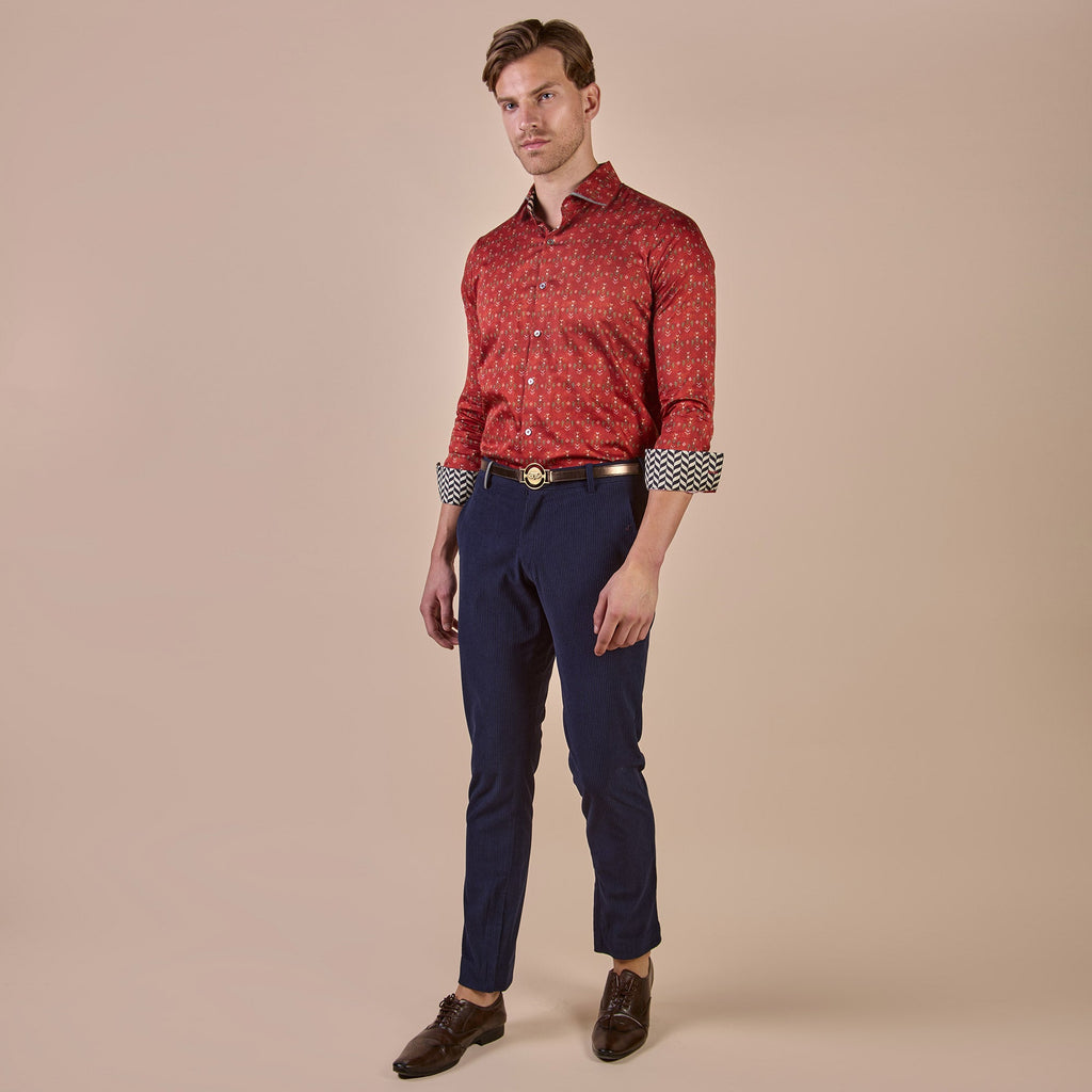 Crimson Red Shirt | CHHĒ