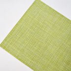 Crosshatch Green Placemat Set Of 6