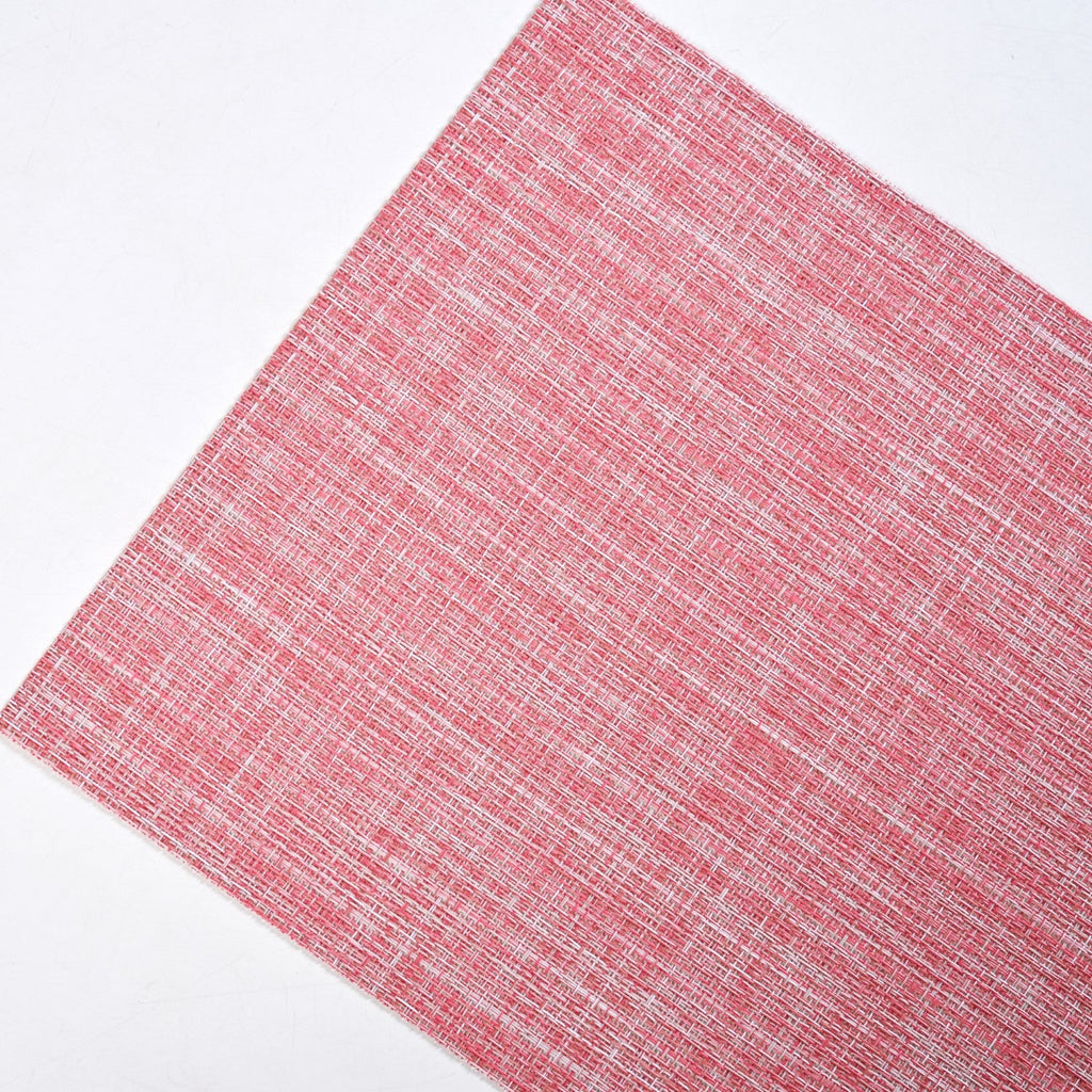 Crosshatch Red Placemat Set Of 6
