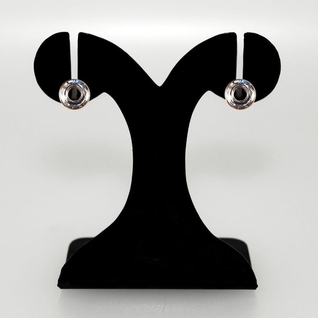 Crystal Halo Clip On Studs