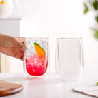 Juice Cooler Double Wall Glass Set Of 2 350ml