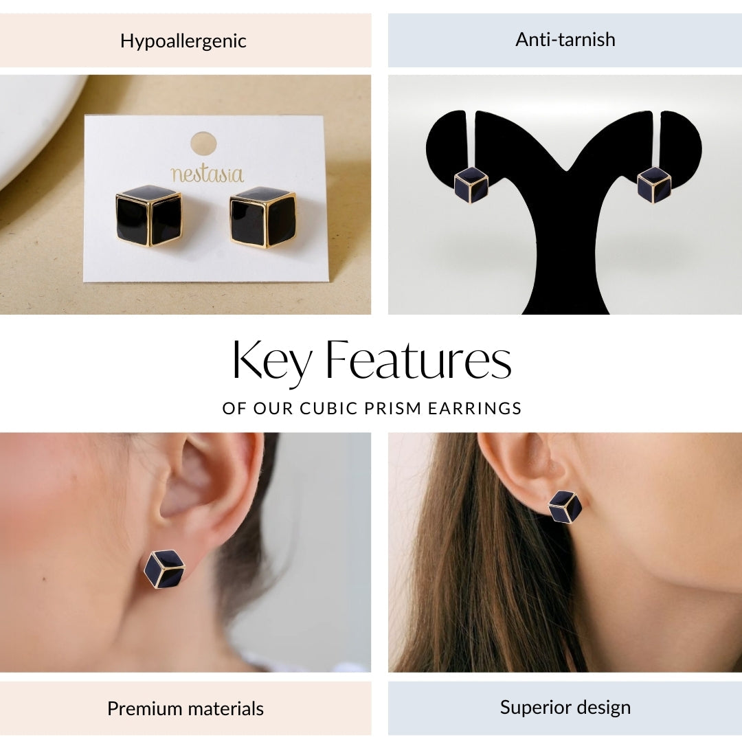 Cubic Prism Earrings