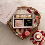 Cuff Bracelet with Ring Diwali Gift Box