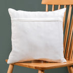 Bold Flower Applique Couch Cushion Cover 16x16 Inch