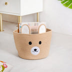 Brown Bear Basket For Kids Room 19cm