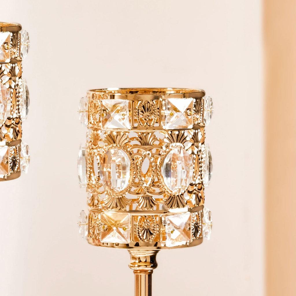 Luxe Vintage Candle Holder Set Of 2