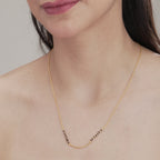 Curved Gold Mangalsutra