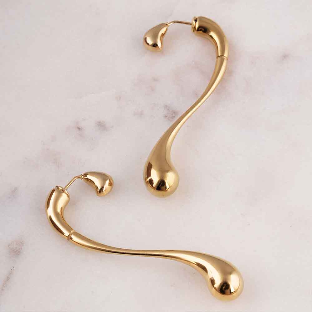 Serpentine Dangle Earrings