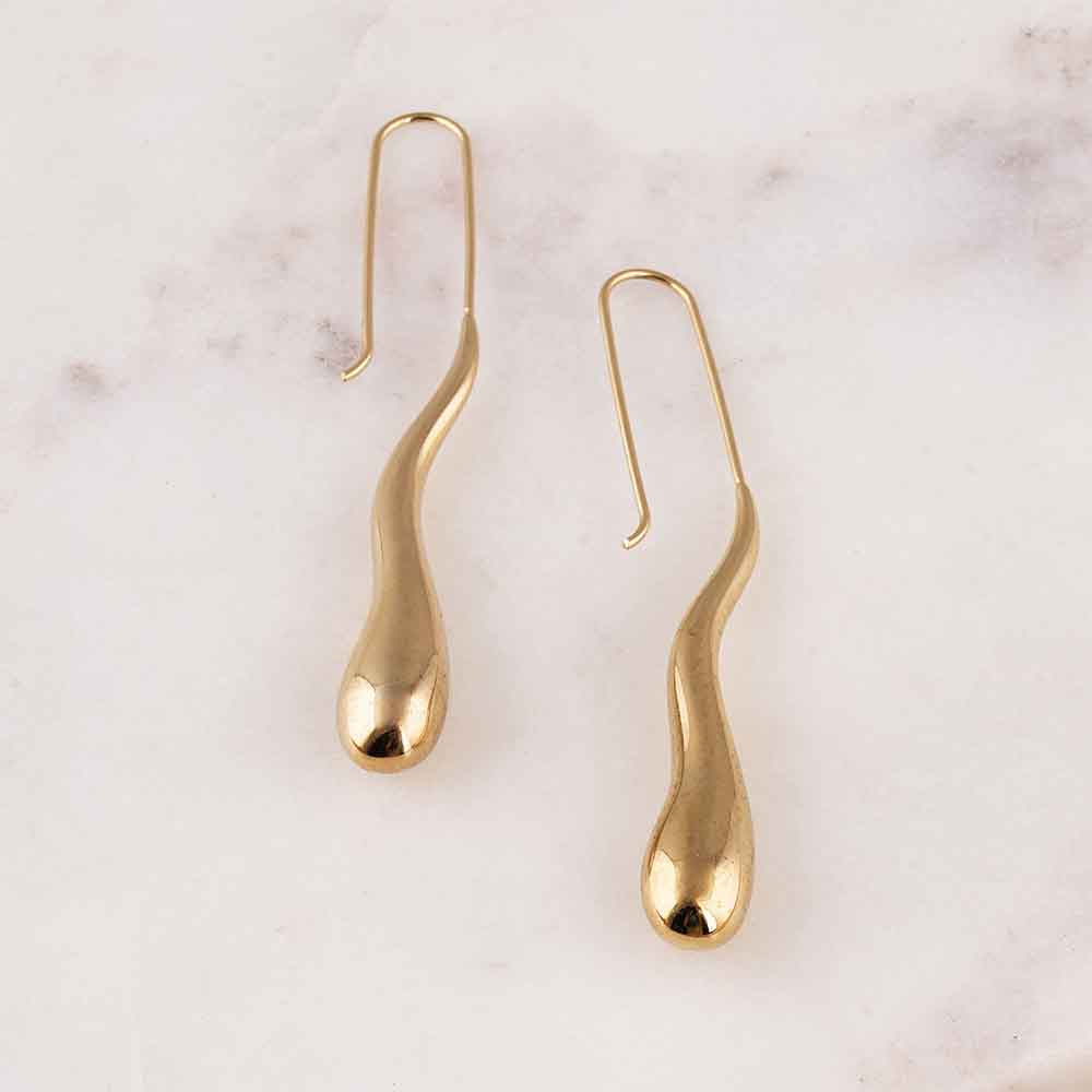 Swirl Drop Earrings