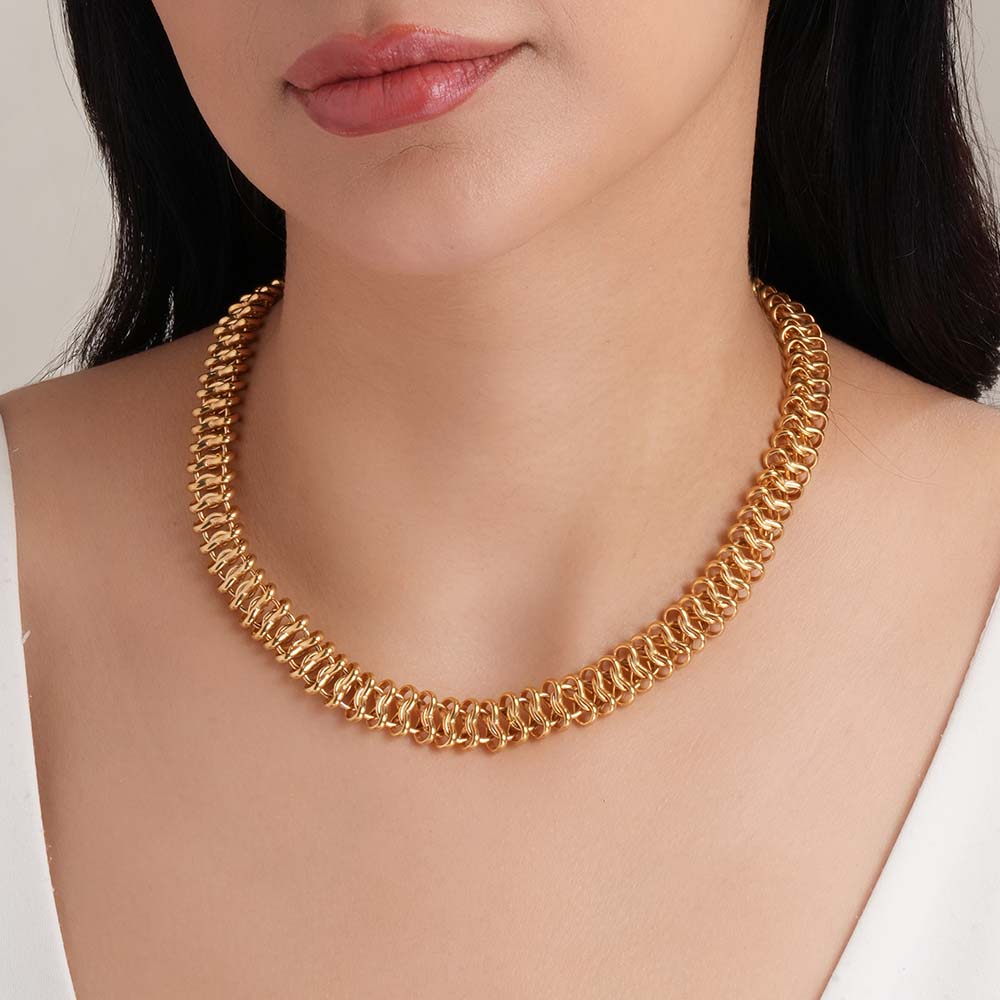 Classic Gold Link Necklace