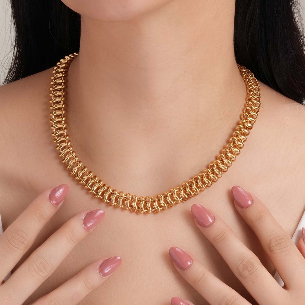 Classic Gold Link Necklace