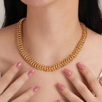 Classic Gold Link Necklace