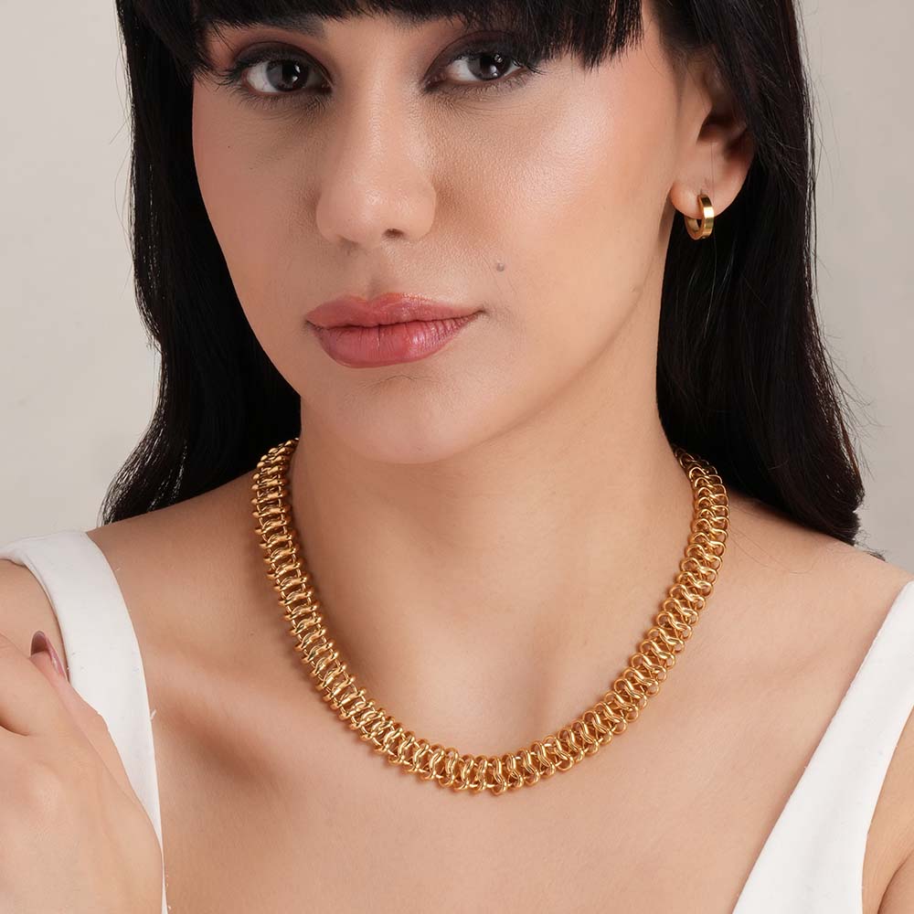 Classic Gold Link Necklace