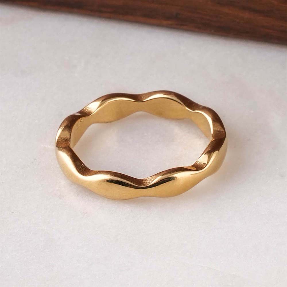 Artisan Gold Undulating Ring