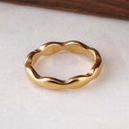 Artisan Gold Undulating Ring