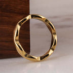 Artisan Gold Undulating Ring