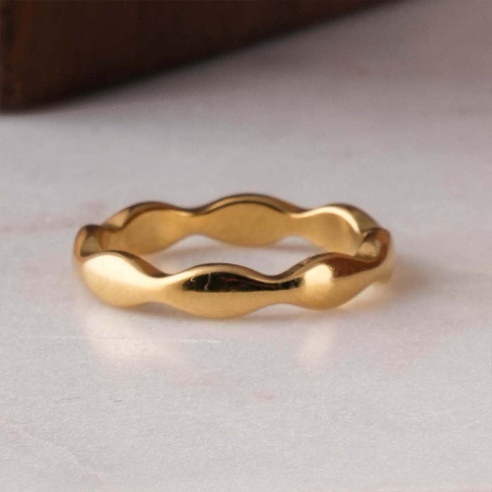 Artisan Gold Undulating Ring