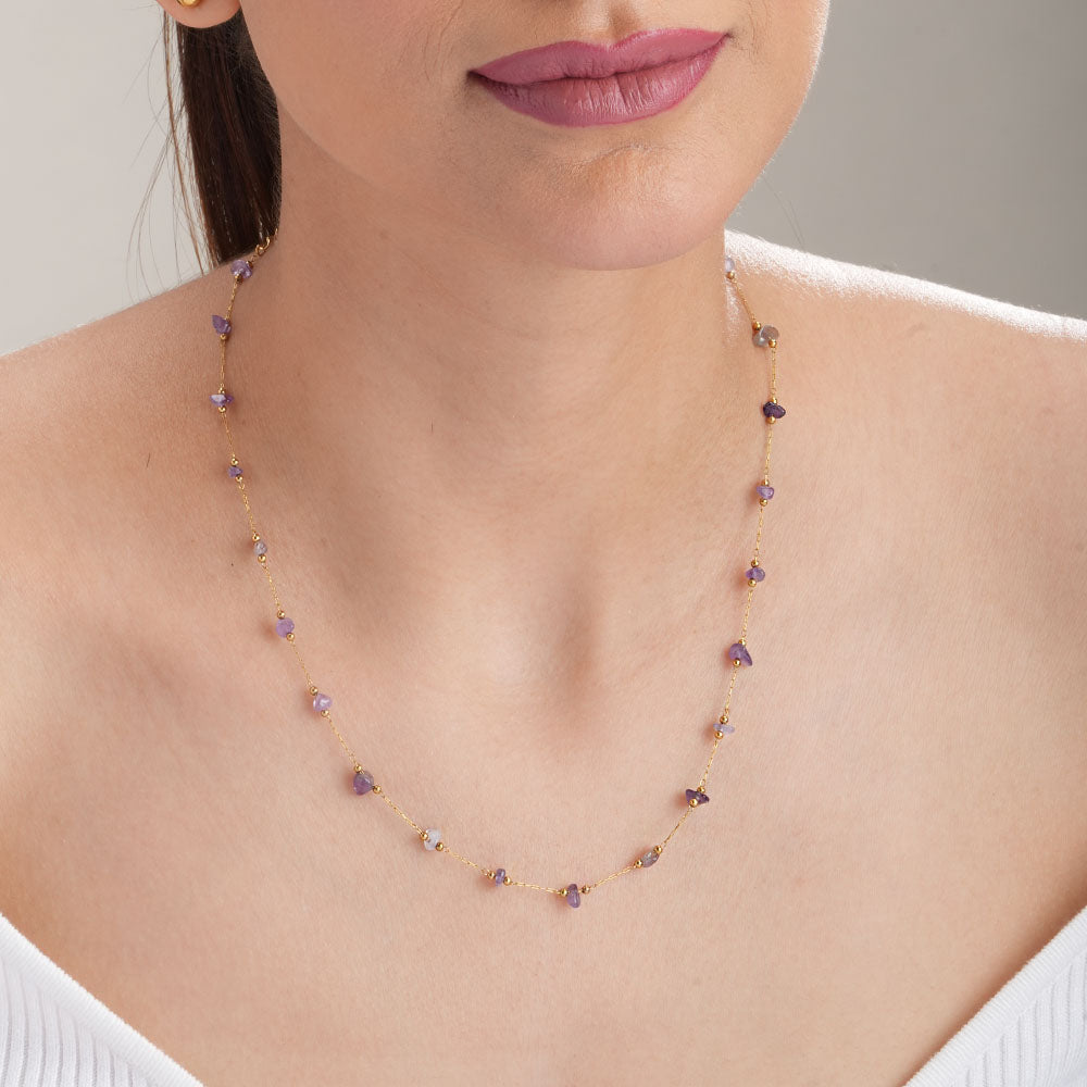 Amethyst Cascade Necklace