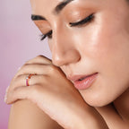 Blush Bloom Rose Gold 925 Silver Ring