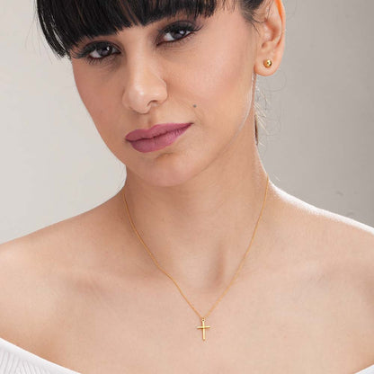 Golden Cross Necklace