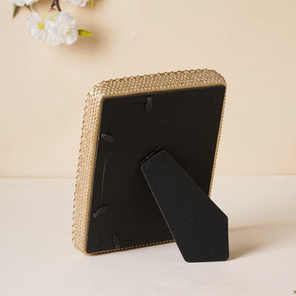 Gold Basket Photo Frame