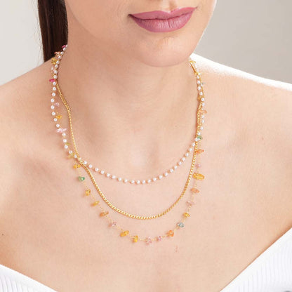Rainbow of Gems Layered Necklace