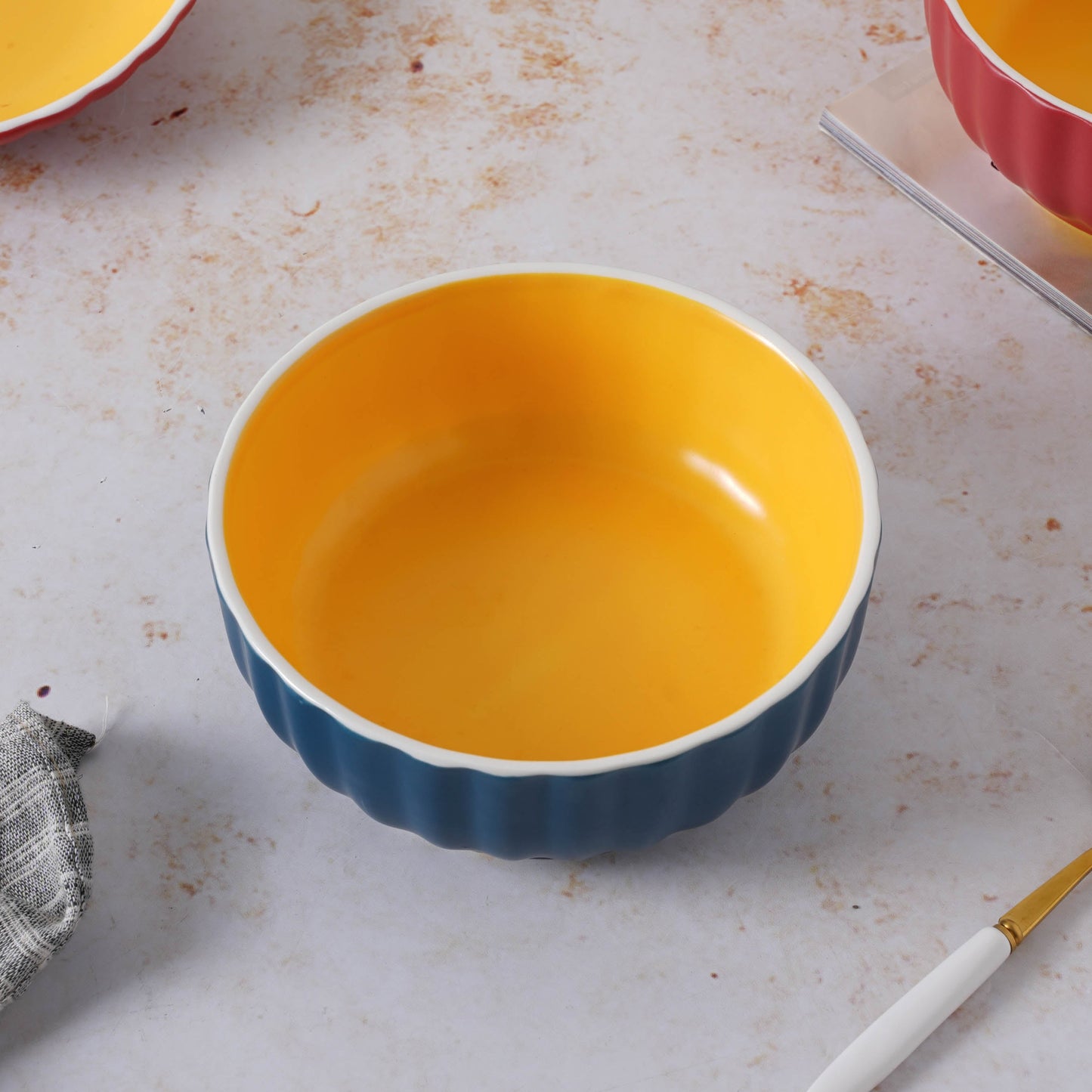 Chrome Salad Bowl 550 ml